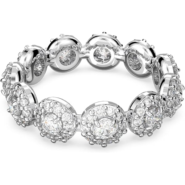 Amazon.com: Swarovski Volta Ring, Bow-Inspired Cocktail Ring with